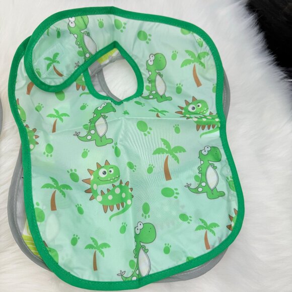 New 6pack Super Light Weight Baby Bib,Waterproof For 5-36 months - Picture 4 of 10